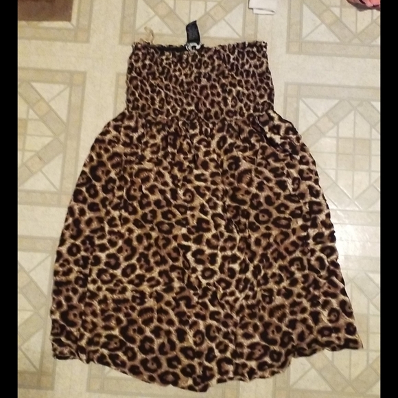 Leapord print tube top - Picture 1 of 1